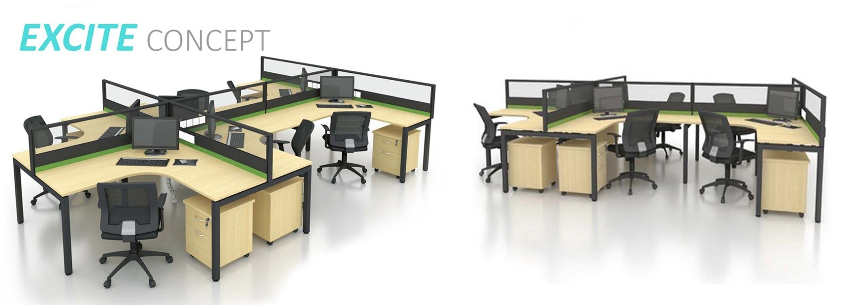 Workstation Setup Design Malaysia | Office Cubicle Provider Puchong KL